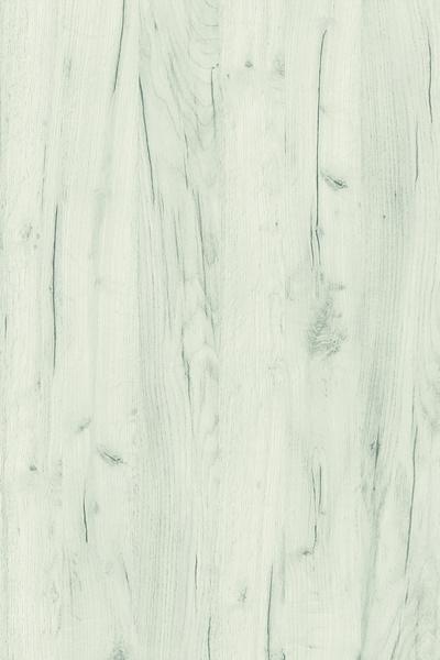 Beschichtete Spanplatte Kronospan K001 PW Pure Wood White Craft Oak (weiß, Eiche)