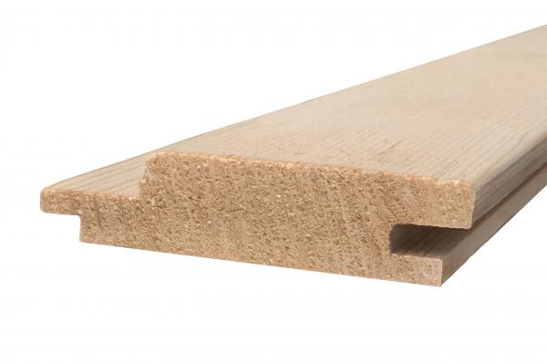 Profilholz roh Tanne Rhombus für Fassaden Nut + Feder